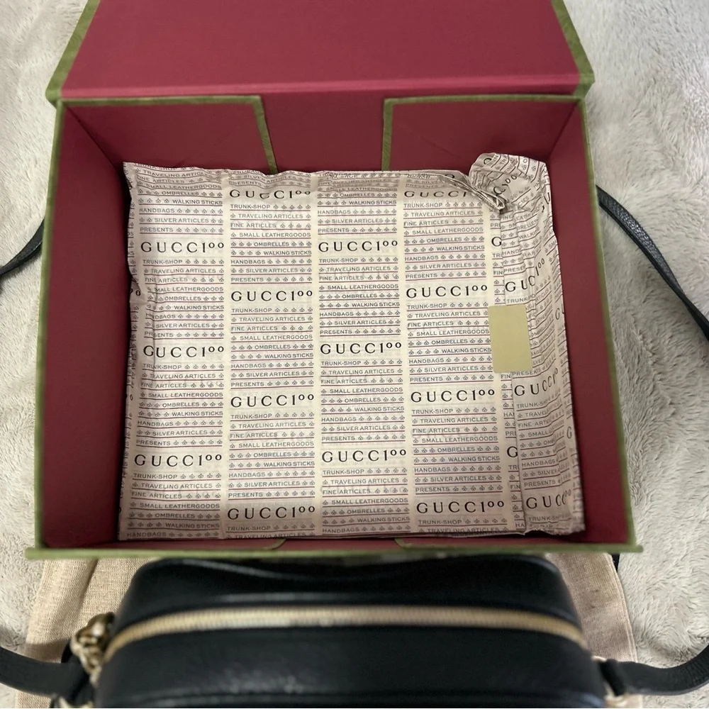 GUCCI Black SoHo Disco Crossbody Bag - Picture 12 of 12